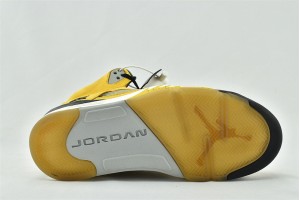 Nike Air Jordan 5 Retro T23 Tokyo Yellow 454783 701 Womens And Mens Shoes  